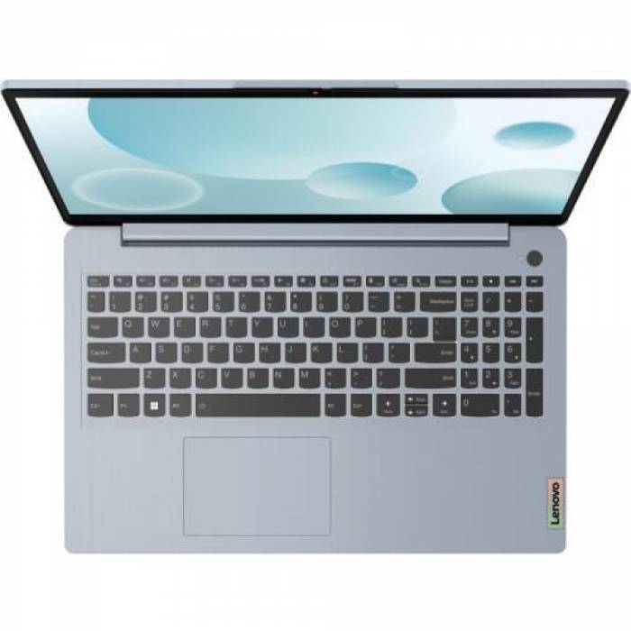 Laptop Lenovo IdeaPad 3 15IAU7, Intel Core i5-1235U, 15.6inch, RAM 16GB, SSD 512GB, Intel Iris Xe, No OS, Misty Blue