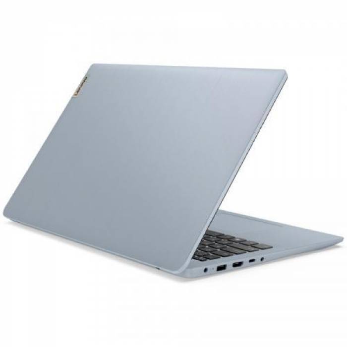 Laptop Lenovo IdeaPad 3 15IAU7, Intel Core i5-1235U, 15.6inch, RAM 16GB, SSD 512GB, Intel Iris Xe, No OS, Misty Blue