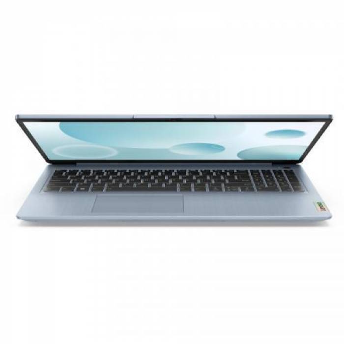 Laptop Lenovo IdeaPad 3 15IAU7, Intel Core i5-1235U, 15.6inch, RAM 16GB, SSD 512GB, Intel Iris Xe, No OS, Misty Blue