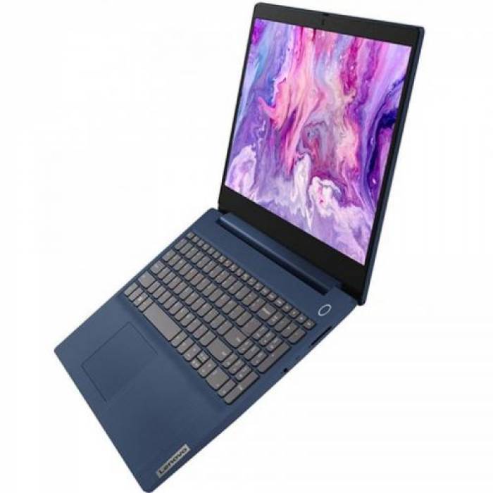 Laptop Lenovo IdeaPad 3 15IGL05, Intel Celeron N4120, 15.6inch, RAM 4GB, SSD 256GB, Intel UHD Graphics, No OS, Abyss Blue