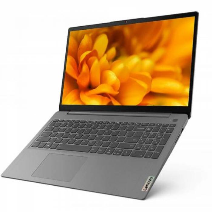 Laptop Lenovo IdeaPad 3 15ITL6, Intel Core i3-1115G4, 15.6inch, RAM 4GB, SSD 256GB, Intel UHD Graphics, No OS, Arctic Grey