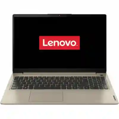 Laptop Lenovo IdeaPad 3 15ITL6, Intel Core i3-1115G4, 15.6inch, RAM 4GB, SSD 256GB, Intel UHD Graphics, No OS, Sand