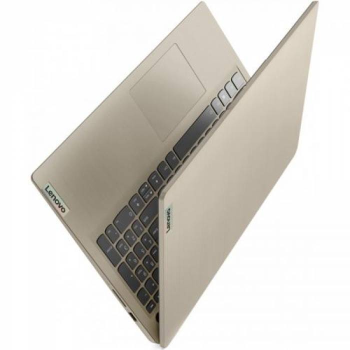 Laptop Lenovo IdeaPad 3 15ITL6, Intel Core i3-1115G4, 15.6inch, RAM 4GB, SSD 256GB, Intel UHD Graphics, No OS, Sand