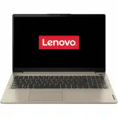 Laptop Lenovo IdeaPad 3 15ITL6, Intel Core i3-1115G4, 15.6inch, RAM 8GB, SSD 512GB, Intel UHD Graphics, No OS, Sand