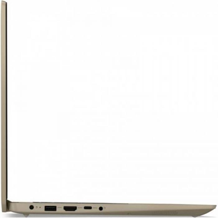 Laptop Lenovo IdeaPad 3 15ITL6, Intel Core i3-1115G4, 15.6inch, RAM 8GB, SSD 512GB, Intel UHD Graphics, No OS, Sand