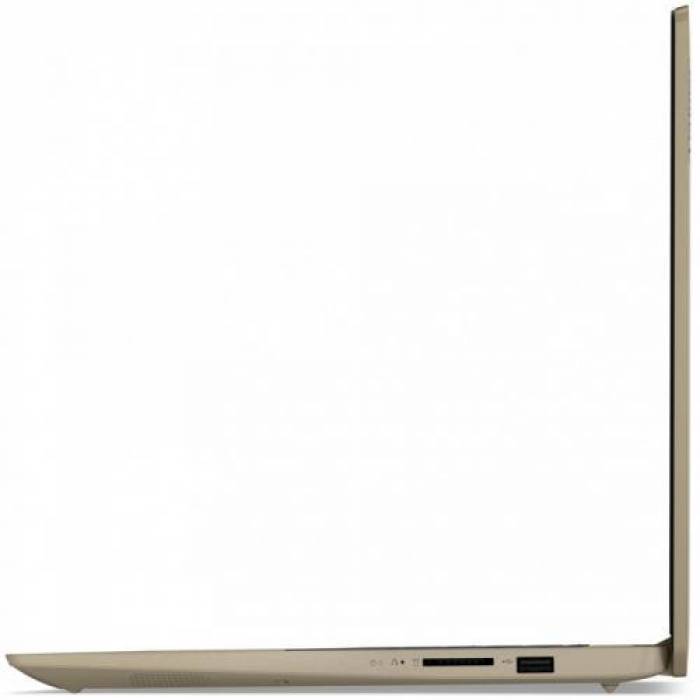 Laptop Lenovo IdeaPad 3 15ITL6, Intel Pentium Gold 7505, 15.6inch, RAM 4GB, SSD 256GB, Intel UHD Graphics, No OS, Sand