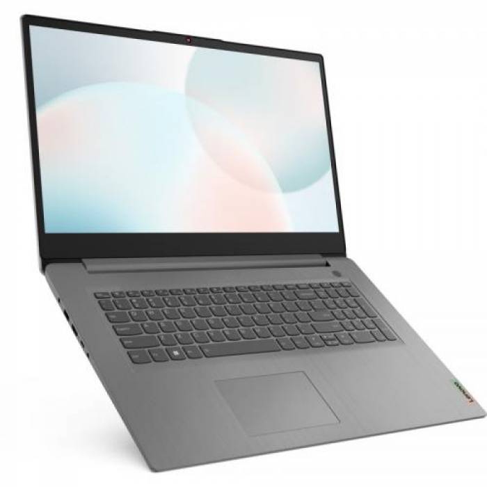 Laptop Lenovo IdeaPad 3 17ABA7,  AMD Ryzen 5 5625U, 17.3inch, RAM 16GB, SSD 512GB, AMD Radeon Graphics, No OS, Arctic Grey