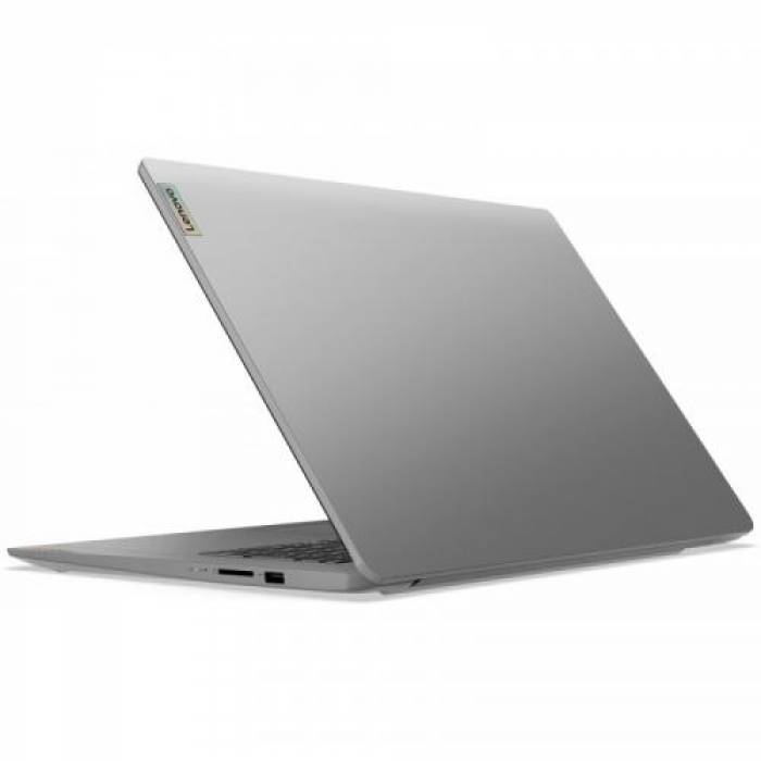Laptop Lenovo IdeaPad 3 17ITL6, Intel Core i5-1155G7, 17.3inch, RAM 12GB, SSD 512GB, Intel Iris Xe Graphics, No OS, Arctic Grey