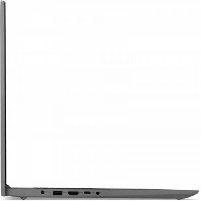 Laptop Lenovo IdeaPad 3 17ITL6, Intel Core i5-1155G7, 17.3inch, RAM 12GB, SSD 512GB, Intel Iris Xe Graphics, No OS, Arctic Grey