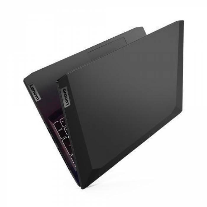 Laptop Lenovo IdeaPad Gaming 3 15ACH6, AMD Ryzen 5 5600H, 15.6inch, RAM 16GB, SSD 512GB, nVidia GeForce RTX 3050 4GB, No OS, Shadow Black