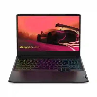 Laptop Lenovo IdeaPad Gaming 3 15ACH6, AMD Ryzen 5 5600H, 15.6inch, RAM 16GB, SSD 512GB, nVidia GeForce RTX 3050 4GB, No OS, Shadow Black