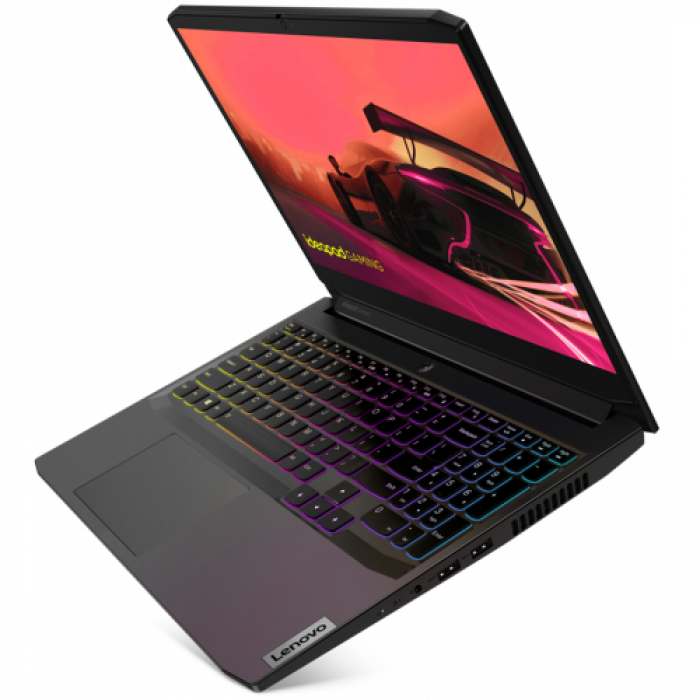 Laptop Lenovo IdeaPad Gaming 3 15ACH6, AMD Ryzen 5 5600H, 15.6inch, RAM 16GB, SSD 512GB, nVidia GeForce RTX 3050 Ti 4GB, Free DOS, Shadow Black