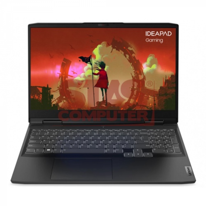 Laptop Lenovo IdeaPad Gaming 3 15ARH7, AMD Ryzen 5 7535HS, 15.6inch, RAM 16GB, SSD 512GB, nVidia GeForce RTX 2050 4GB, No OS, Onyx Grey