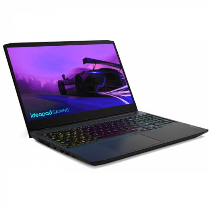 Laptop Lenovo IdeaPad Gaming 3 15IHU6,  Intel Core i5-11320H, 15.6inch, RAM 16GB, SSD 512GB, nVidia GeForce RTX 3050 Ti 4GB, No OS, Shadow Black