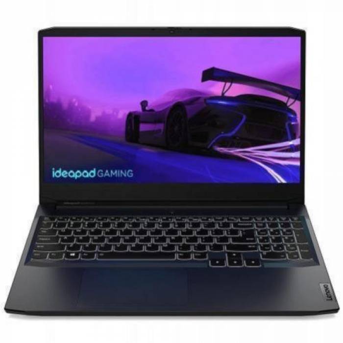 Laptop Lenovo IdeaPad Gaming 3 15IHU6, Intel Core i5-11320H, 15.6inch, RAM 8GB, SSD 512GB, nVidia GeForce GTX 1650 4GB, No OS, Shadow Black