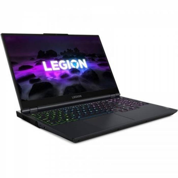 Laptop Lenovo Legion 5 15ACH6H, AMD Ryzen 7 5800H, 15.6inch, RAM 16GB, SSD 512GB, nVidia GeForce RTX 3070 8GB, No OS, Phantom Blue