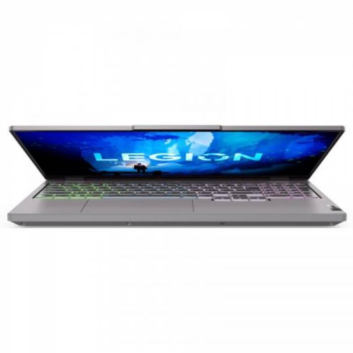 Laptop Lenovo Legion 5 15IAH7H, Intel Core i5-12500H, 15.6 inch, RAM 32GB, SSD 512GB, nVidia GeForce RTX 3060 6GB, No OS, Cloud Grey