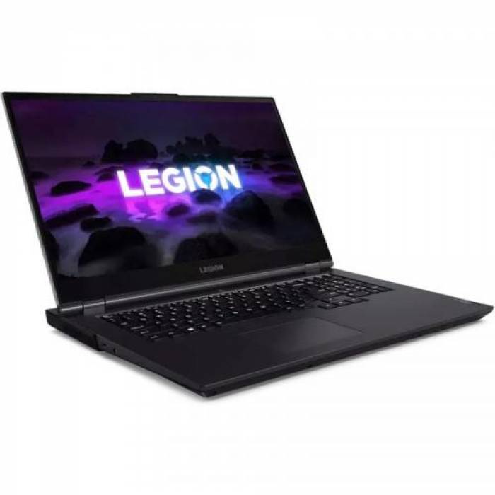 Laptop Lenovo Legion 5 17ACH6, AMD Ryzen 5 5600H, 17.3inch, RAM 16GB, SSD 512GB, nVidia GeForce RTX 3050 4GB, No OS, Phantom Blue