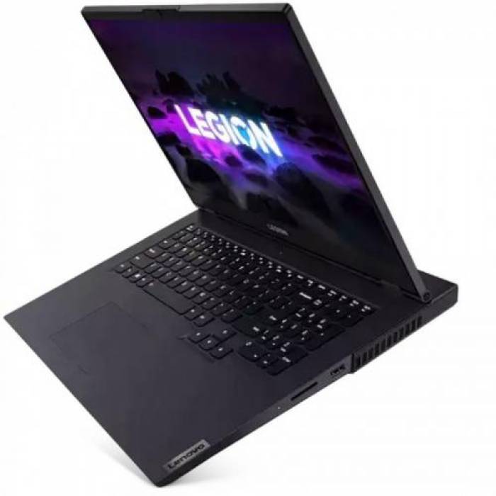 Laptop Lenovo Legion 5 17ACH6, AMD Ryzen 5 5600H, 17.3inch, RAM 16GB, SSD 512GB, nVidia GeForce RTX 3050 4GB, No OS, Phantom Blue