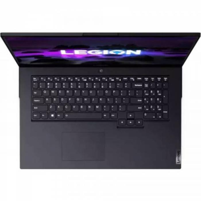 Laptop Lenovo Legion 5 17ACH6, AMD Ryzen 5 5600H, 17.3inch, RAM 16GB, SSD 512GB, nVidia GeForce RTX 3050 4GB, No OS, Phantom Blue