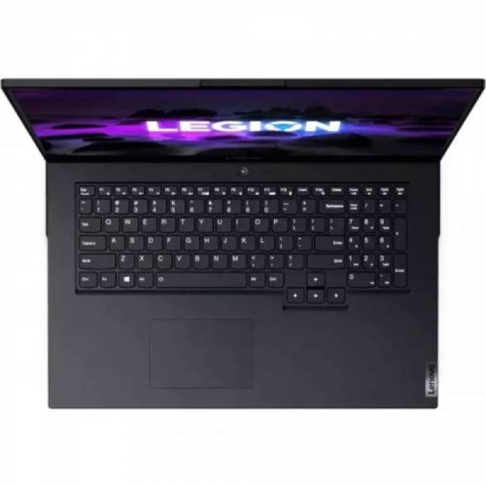 Laptop Lenovo Legion 5 17ACH6, AMD Ryzen 5 5600H, 17.3inch, RAM 16GB, SSD 512GB, nVidia GeForce RTX 3050 4GB, No OS, Phantom Blue