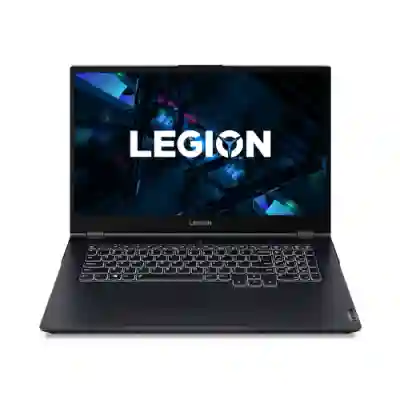 Laptop Lenovo Legion 5 17ITH6, Intel Core i5-11400H, 17.3inch, RAM 8GB, HDD 1TB + SSD 256GB, nVidia GeForce RTX 3050 4GB, Free DOS, Phantom Blue