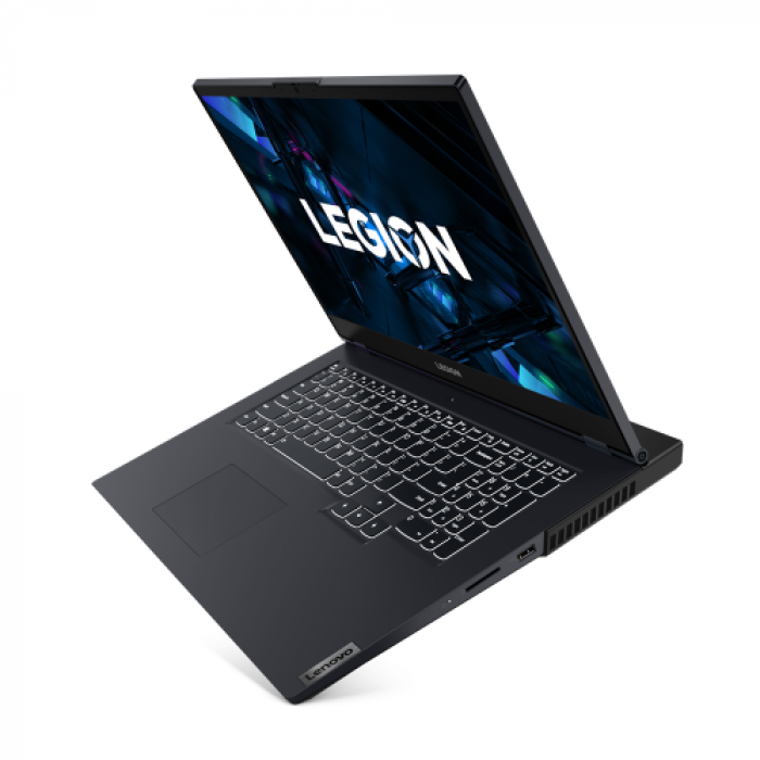 Laptop Lenovo Legion 5 17ITH6, Intel Core i5-11400H, 17.3inch, RAM 8GB, HDD 1TB + SSD 256GB, nVidia GeForce RTX 3050 4GB, Free DOS, Phantom Blue