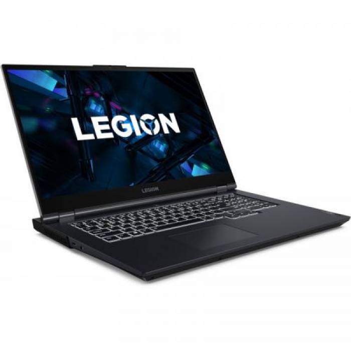 Laptop Lenovo Legion 5 17ITH6H, Intel Core i5-11400H, 17.3inch, RAM 16GB, SSD 1TB, nVidia GeForce RTX 3060 6GB, No OS, Phantom Blue