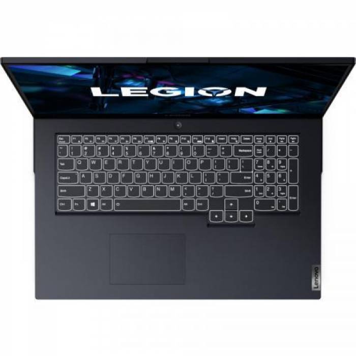Laptop Lenovo Legion 5 17ITH6H, Intel Core i5-11400H, 17.3inch, RAM 8GB, SSD 512GB, nVidia GeForce RTX 3060 6GB, No OS, Phantom Blue