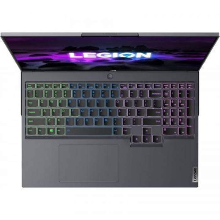 Laptop Lenovo Legion 5 Pro 16ACH6H, AMD Ryzen 7 5800H, 16inch, RAM 16GB, SSD 512GB, nVidia GeForce RTX 3060 6GB, No OS, Storm Grey