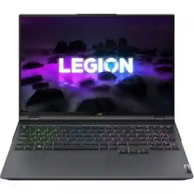 Laptop Lenovo Legion 5 Pro 16ACH6H, AMD Ryzen 7 5800H, 16inch, RAM 16GB, SSD 512GB, nVidia GeForce RTX 3060 6GB, No OS, Storm Grey