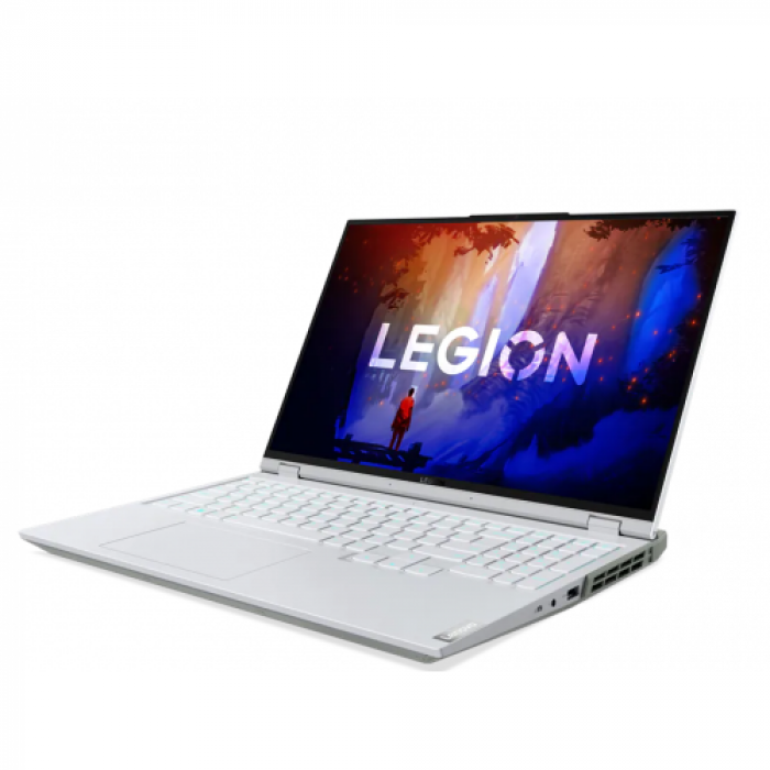 Laptop Lenovo Legion 5 Pro 16ARH7H, AMD Ryzen 5 6600H, 16inch, RAM 16GB, SSD 512GB, nVidia GeForce RTX 3060 6GB, No OS, Glacier White