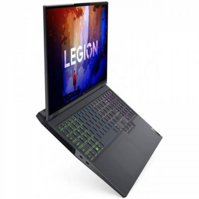 Laptop Lenovo Legion 5 Pro 16ARH7H, AMD Ryzen 7 6800H, 16inch, RAM 16GB, SSD 512GB, nVidia GeForce RTX 3060 6GB, No OS, Storm Grey