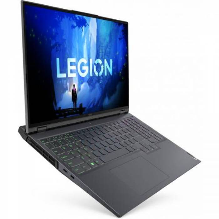 Laptop Lenovo Legion 5 Pro 16IAH7H, Intel Core i7-12700H, 16inch, RAM 16GB, SSD 1TB, nVidia GeForce RTX 3070 8GB, No OS, Storm Grey