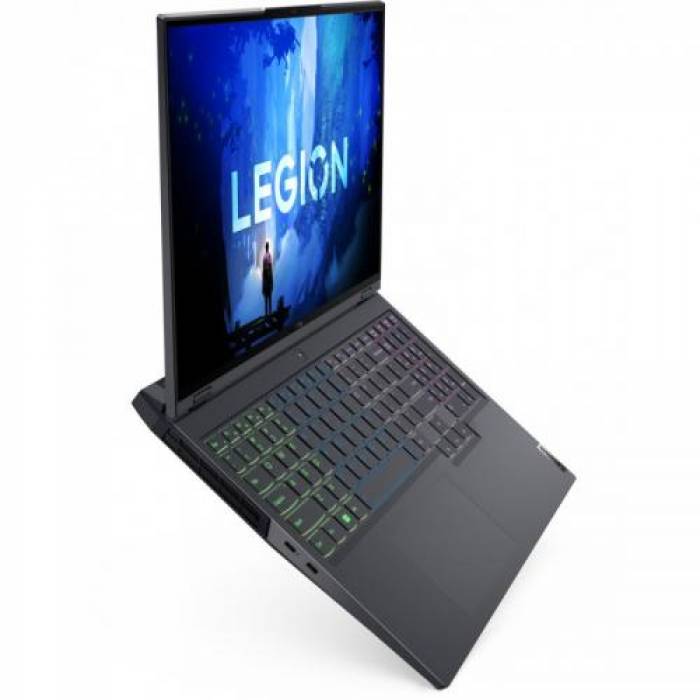 Laptop Lenovo Legion 5 Pro 16IAH7H, Intel Core i7-12700H, 16inch, RAM 16GB, SSD 1TB, nVidia GeForce RTX 3070 8GB, No OS, Storm Grey