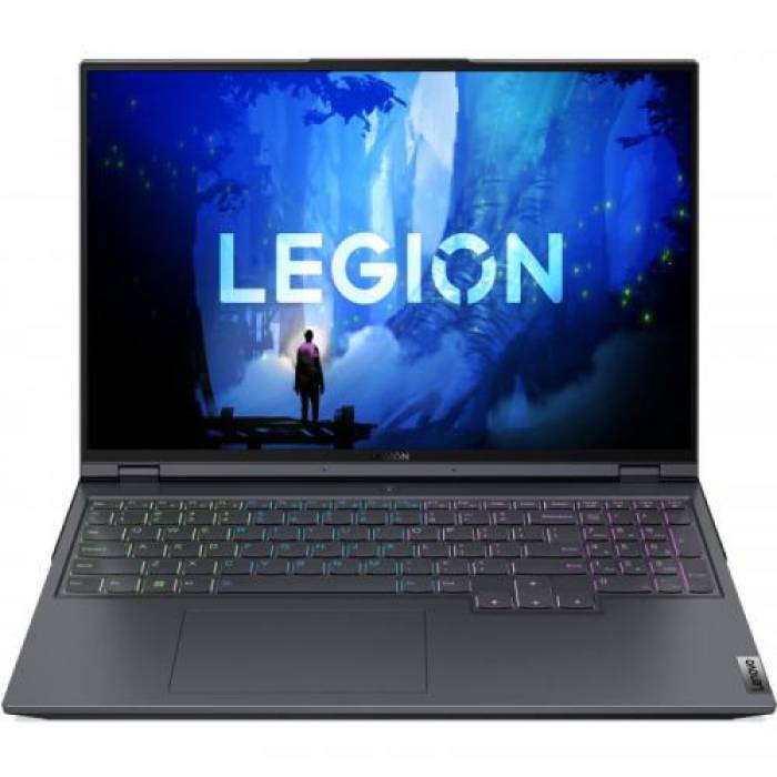 Laptop Lenovo Legion 5 Pro 16IAH7H, Intel Core i7-12700H, 16inch, RAM 16GB, SSD 1TB, nVidia GeForce RTX 3070 8GB, No OS, Storm Grey