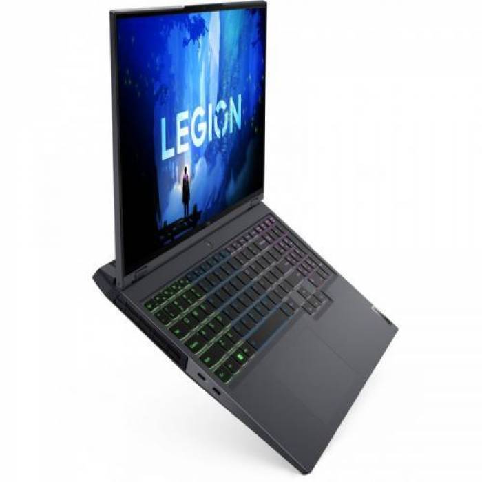 Laptop Lenovo Legion 5 Pro 16IAH7H, Intel Core i7-12700H, 16inch, RAM 16GB, SSD 512GB, nVidia GeForce RTX 3060 6GB, No OS, Storm Grey