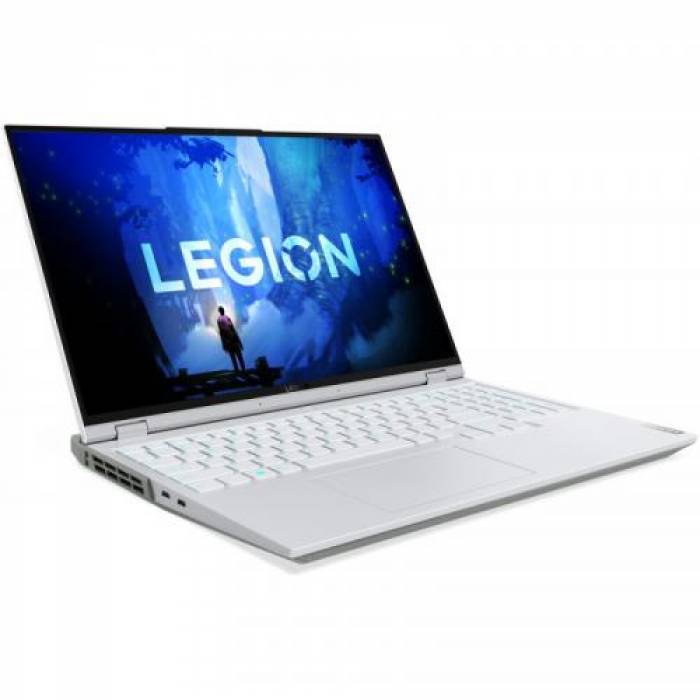 Laptop Lenovo Legion 5 Pro 16IAH7H, Intel Core i7-12700H, 16inch, RAM 32GB, SSD 1TB, nVidia GeForce RTX 3060 6GB, No OS, Glacier White