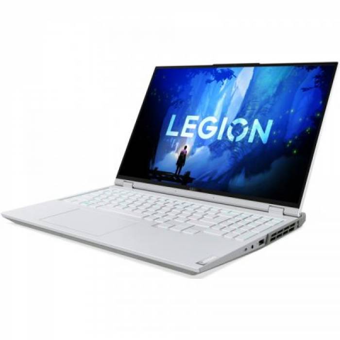 Laptop Lenovo Legion 5 Pro 16IAH7H, Intel Core i7-12700H, 16inch, RAM 32GB, SSD 1TB, nVidia GeForce RTX 3060 6GB, No OS, Glacier White