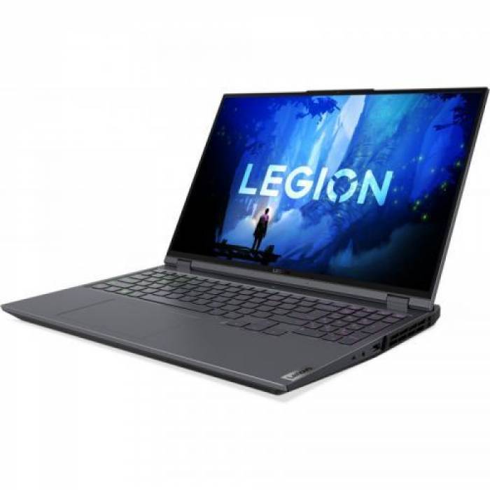 Laptop Lenovo Legion 5 Pro 16IAH7H, Intel Core i7-12700H, 16inch, RAM 32GB, SSD 1TB, nVidia GeForce RTX 3070 8GB, No OS, Storm Grey 