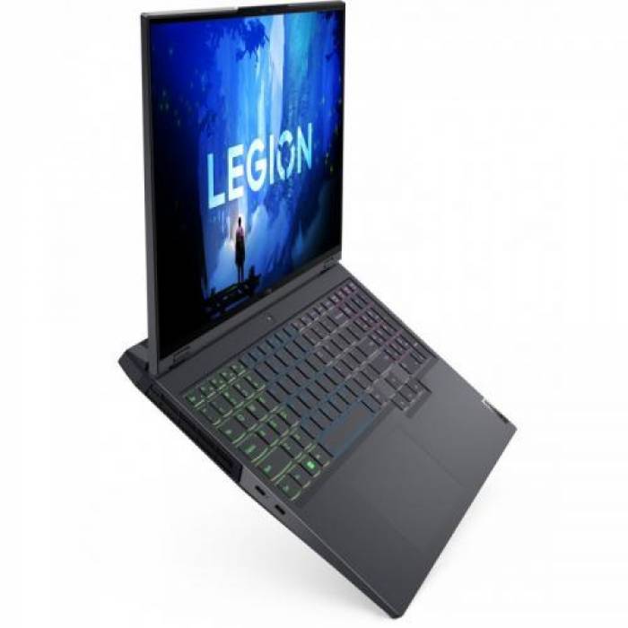 Laptop Lenovo Legion 5 Pro 16IAH7H, Intel Core i7-12700H, 16inch, RAM 32GB, SSD 1TB, nVidia GeForce RTX 3070 8GB, No OS, Storm Grey 