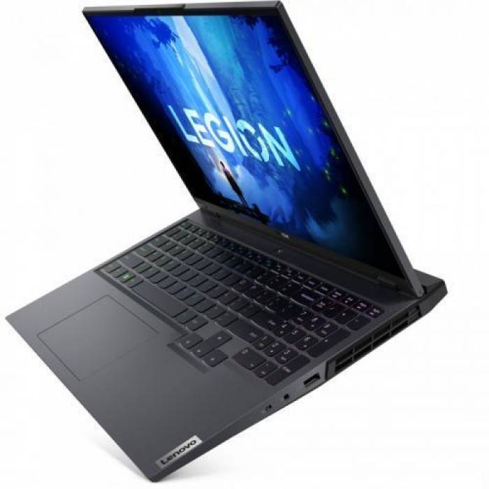 Laptop Lenovo Legion 5 Pro 16IAH7H, Intel Core i9-12900H, 16inch, RAM 16GB, SSD 1TB, nVidia GeForce RTX 3070 8GB, No OS, Storm Grey