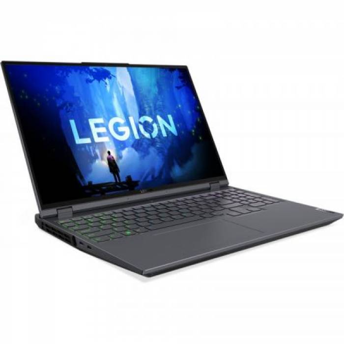 Laptop Lenovo Legion 5 Pro 16IAH7H, Intel Core i9-12900H, 16inch, RAM 32GB, SSD 2x 1TB, nVidia GeForce RTX 3070 Ti 8GB, No OS, Storm Grey