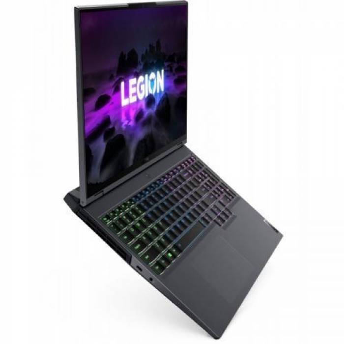 Laptop Lenovo Legion 5 Pro 16ITH6H, Intel Core i7-11800H, 16inch, RAM 32GB, SSD 1TB, nVidia GeForce RTX 3060 6GB, No OS, Storm Grey