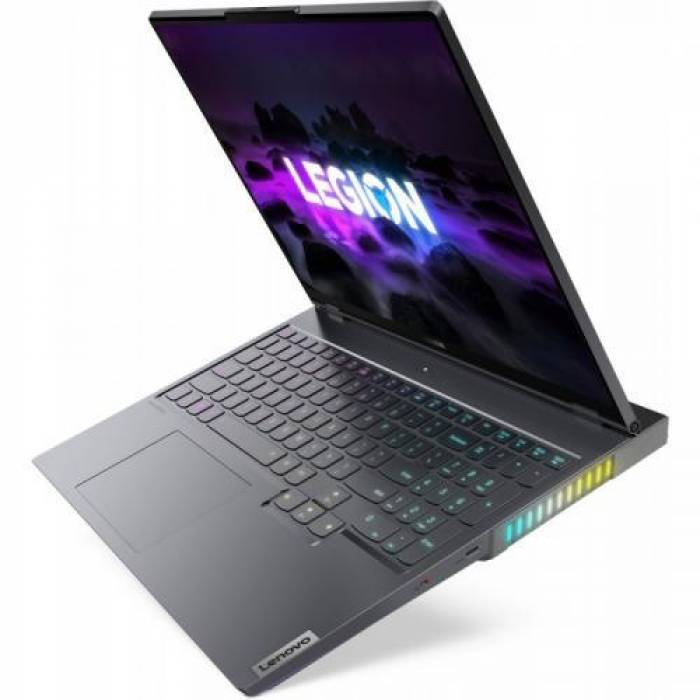 Laptop Lenovo Legion 7 16ACHg6, AMD Ryzen 7 5800H, 16inch, RAM 16GB, SSD 1TB, nVidia GeForce RTX 3080 16GB, No OS, Storm Grey