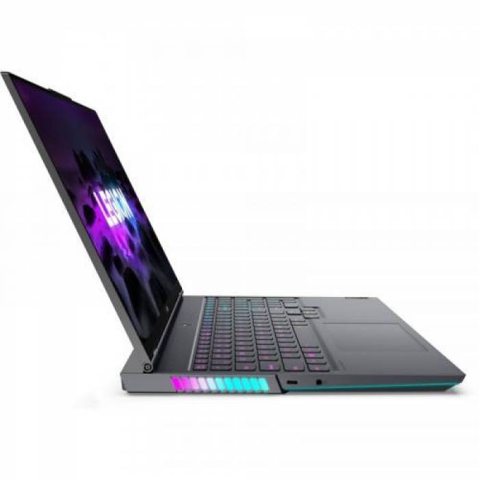 Laptop Lenovo Legion 7 16ACHg6, AMD Ryzen 7 5800H, 16inch, RAM 16GB, SSD 1TB, nVidia GeForce RTX 3080 16GB, No OS, Storm Grey