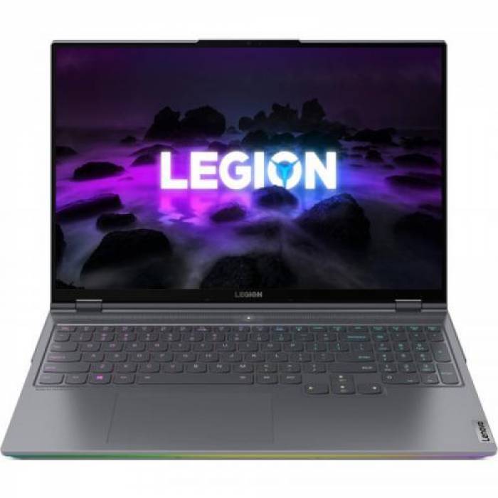 Laptop Lenovo Legion 7 16ACHg6, AMD Ryzen 7 5800H, 16inch, RAM 16GB, SSD 1TB, nVidia GeForce RTX 3080 16GB, No OS, Storm Grey