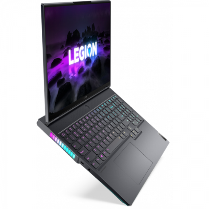 Laptop Lenovo Legion 7 16ACHg6, AMD Ryzen 7 5800H, 16inch, RAM 32GB, SSD 1TB, nVidia GeForce RTX 3070 8GB, No OS, Storm Grey