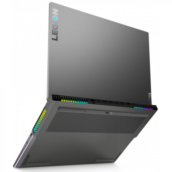 Laptop Lenovo Legion 7 16ACHg6, AMD Ryzen 9 5900HX, 16inch, RAM 32GB, SSD 1TB + SSD 1TB, nVidia GeForce RTX 3080 16GB, Free DOS, Storm Grey