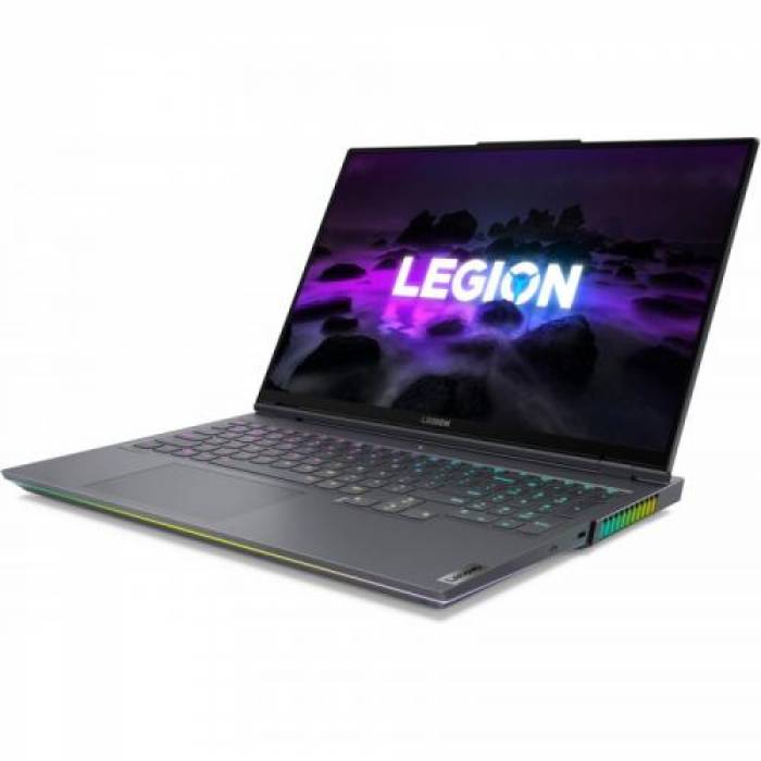 Laptop Lenovo Legion 7 16ACHg6, AMD Ryzen 9 5900HX, 16inch, RAM 32GB, SSD 2x 1TB, nVidia GeForce RTX 3080 16GB, No OS, Storm Grey